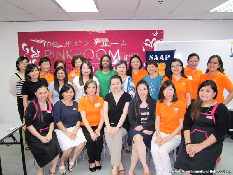 Corporate Workshop For The Singapore Association Of Administration Professionals Saap The Pink Room International Nail Academy